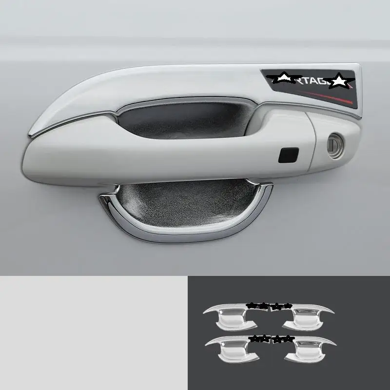 Автомобильная декоративная оконная ручка для двери внешняя наклейка полоса
