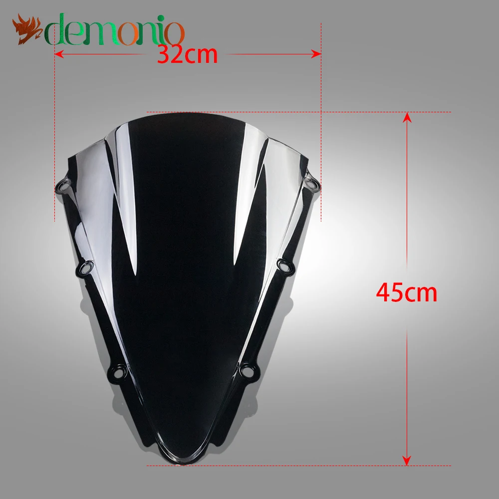 

For Yamaha YZF R1 YZF-R1 2000 2001 motorbike YZFR1 00 01 High quality Motorcycle Windshield WindScreen Double Bubble Windproof