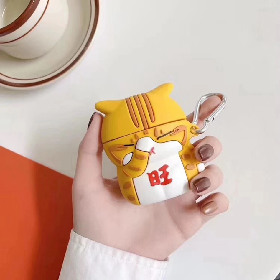 935 3D чехол для наушников s для AirPods 2 Чехол милый эльф мяч мультфильм для Apple Air Pods Защитная крышка для Earpods чехол для наушников кольцевой ремешок - Цвет: 935