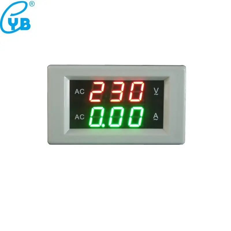 Цифровой светодиодный измеритель напряжения переменного тока 0 100A Вольтметр