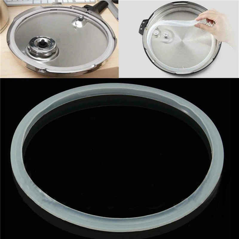 

22-32cm Pressure Cooker Sealing Ring White Silicone Rubber Sealing Gasket Seal Rings Kitchen Electric Pressure Cooker Parts Tool