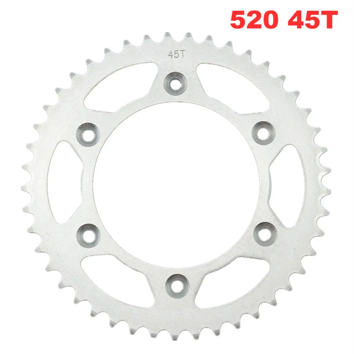 

125mm 520 45T Teeth Rear Back Chain Sprocket Cog For Dirt Pit Bike ATV Quad
