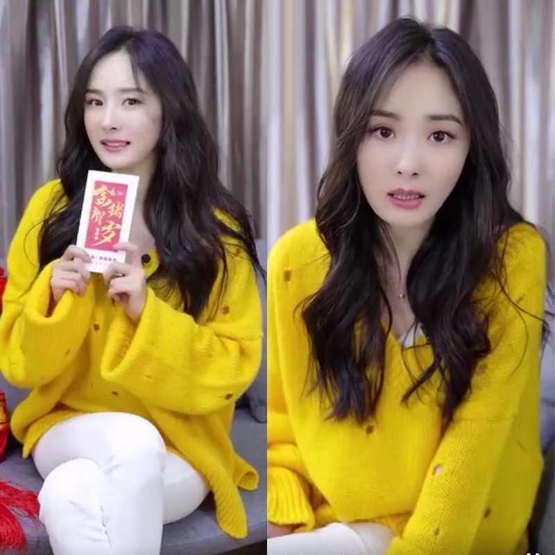 

2019 Autumn and Winter New Fashion Trending Yang Mi Star Tong