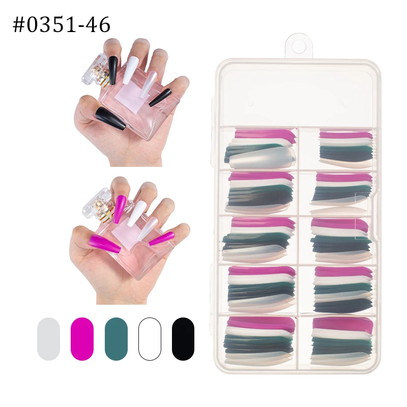 100Pcs/шкатулка для драгоценностей Профессиональный полное покрытие балетки