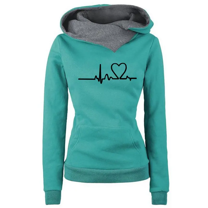 

Hoodies Sweatshirts Women Fashion Print Long Sleeve Autumn Winter Loose Fleece Warm Tops Casual Oversized Hoody Pullover