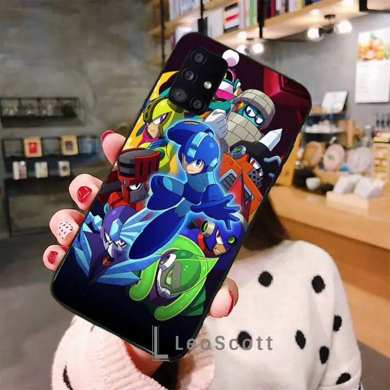 

Rockman Megaman Game Phone Case For Samsung S6 S7 edge S8 S9 S10 e plus A10 A50 A70 note8 J7 2017