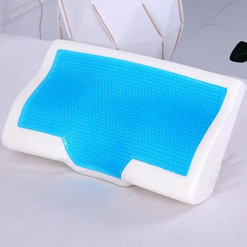 

Dish-shaped Gel Pillow Memory Foam Gel Summer Ice-cool Anti-snore Slow Rebound Sleep Orthopedic Soft Health Care Neck Home Pillo