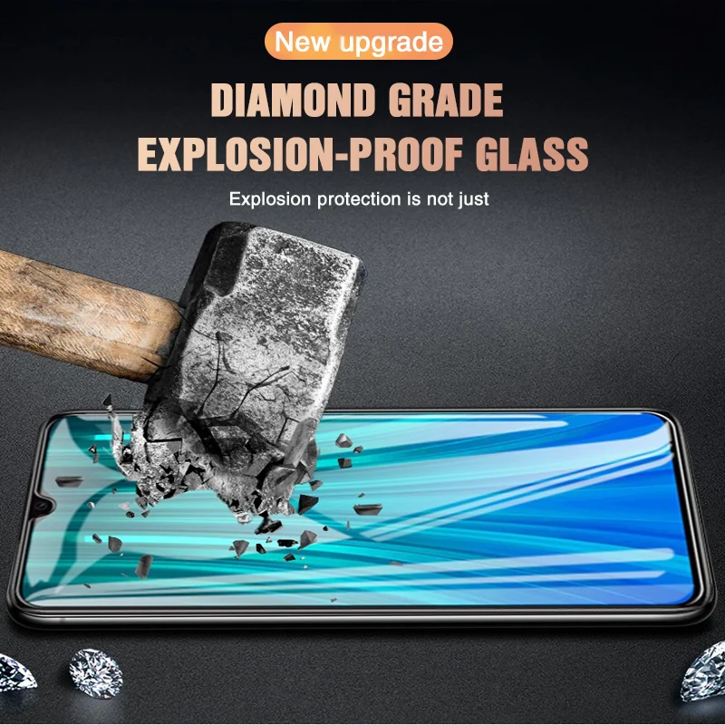 Закаленное стекло для Xiaomi Redmi note 8 7 Pro защита экрана на защитное | Мобильные