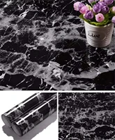 black wallpaper black peel and stick wallpaper marble counter top stick on film backsplash self adhesive wallpaper waterproof