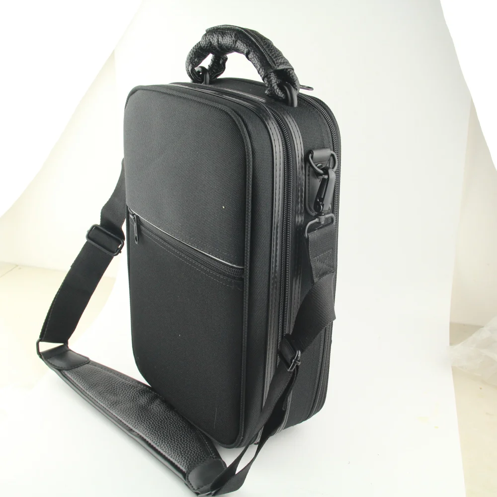 Black Clarinet canvas case and bag Clarinet Artificial Leather Carrying Case Gig Bag Handbag Backpack enlarge