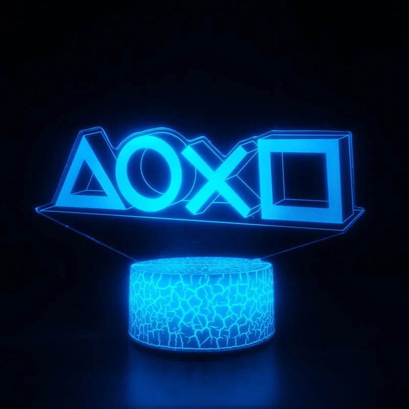 3d лампа иллюзия детская ночник 7 меняющихся цветов светодиодная прикроватная