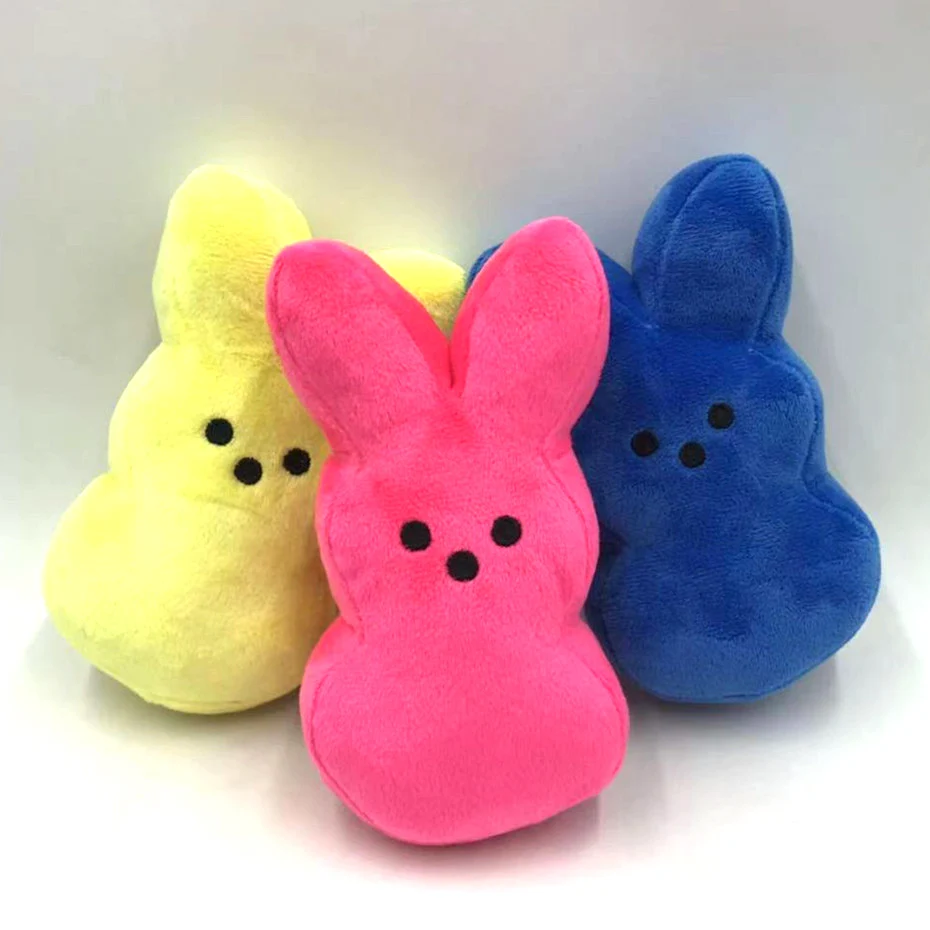 

2021 Easter Bunny Peeps Bunny Kids Plushie Plush Animals Unicorn Doll Cute Toys For Peluches Pulpos Plush Toys Children Gifts