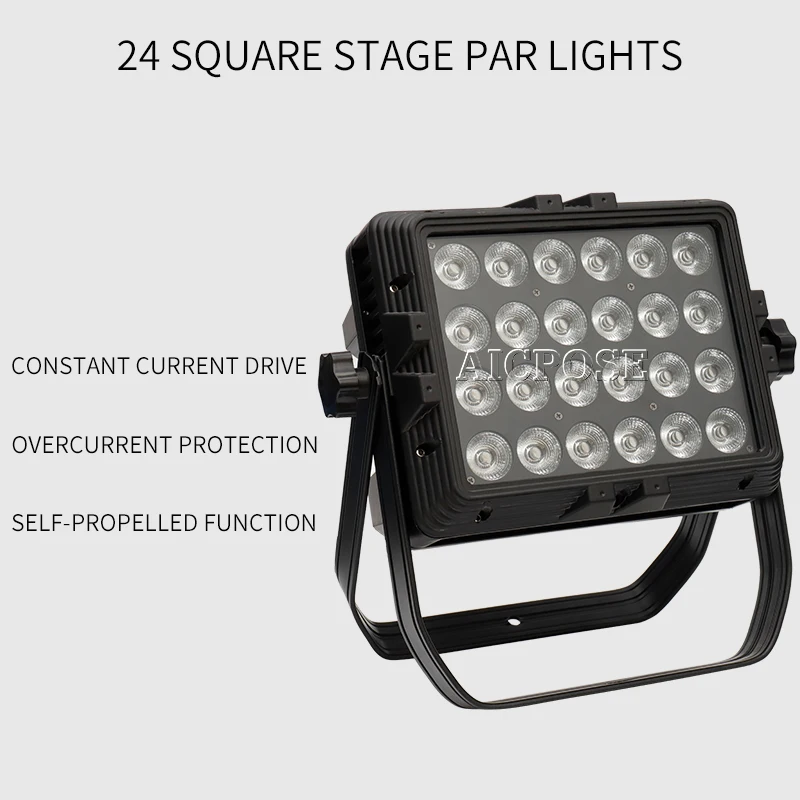 Водонепроницаемый настенный светильник IP65 24x18 Вт RGBWA UV 6 в 1/RGBW 4 1/RGBWA 5 1