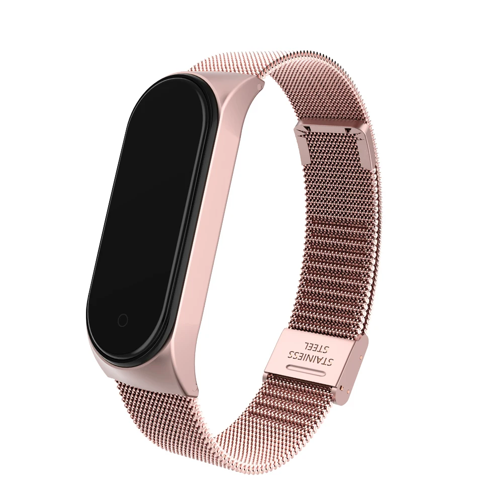 Ремешок для Mi Band 4/3 металлический браслет из нержавеющей стали без винтов Xiaomi