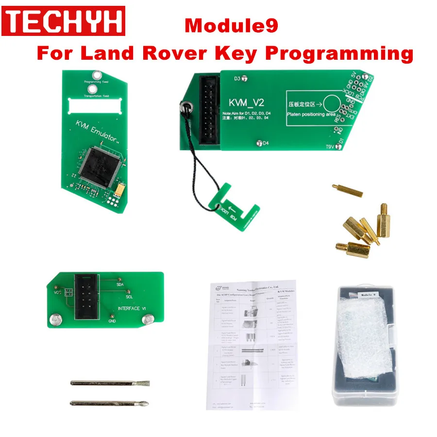 Мини ключ Yanhua ACDP Module9 для Land Rover Поддержка программирования KVM с 2015 по 2018 год