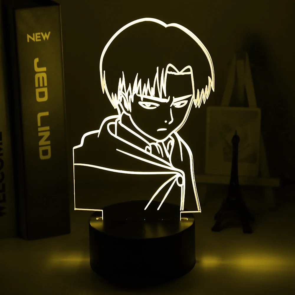 Капитан фигурка Акермана светодиодный ночной Светильник для детей ребенок