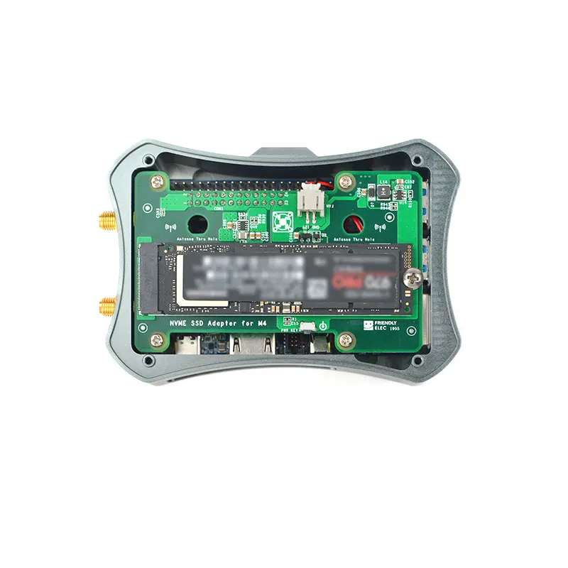 NanoPi M4-2GB/M2V2 CNC de Metal caso Combo Rockchip FriendlyELEC RK3399 SoC 2 4G y 5G двухполосная Wi-Fi + Bluetooth 4 1 и Ubuntu |