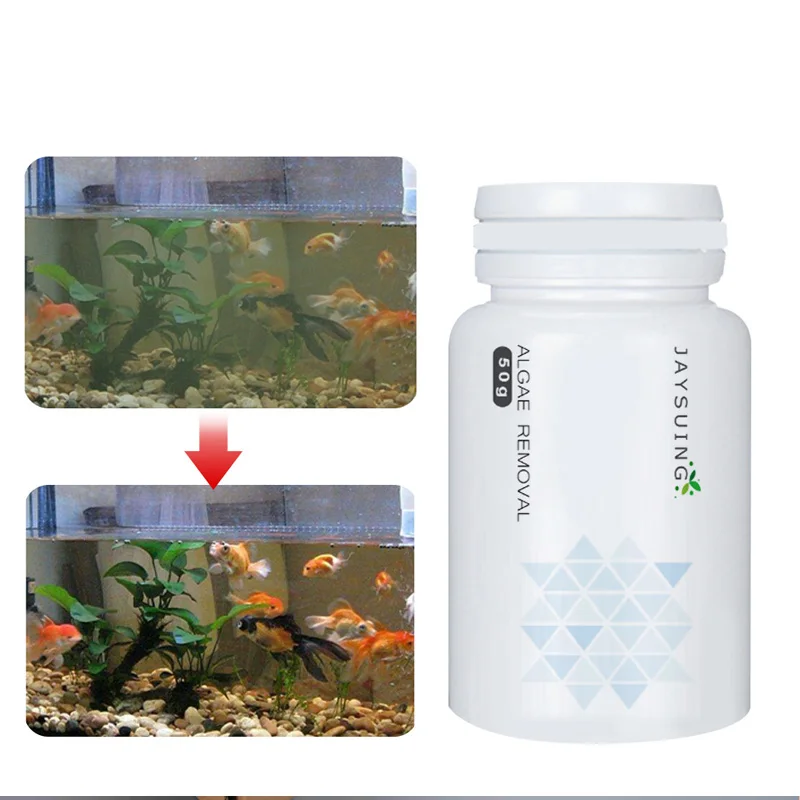 

Fish Tank Moss Remover Aquatic Algae Control Spoon Water Detergent Purification Aquarium Cleaning Tablets Alga Removal Tablets