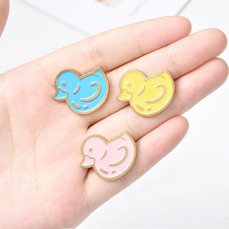 Bath Duck Enamel Pin Multi color Little Ducks Badge Childlike Lovely Animal Jewelry Brooches Lapel Gift For Kids Friends | Украшения и