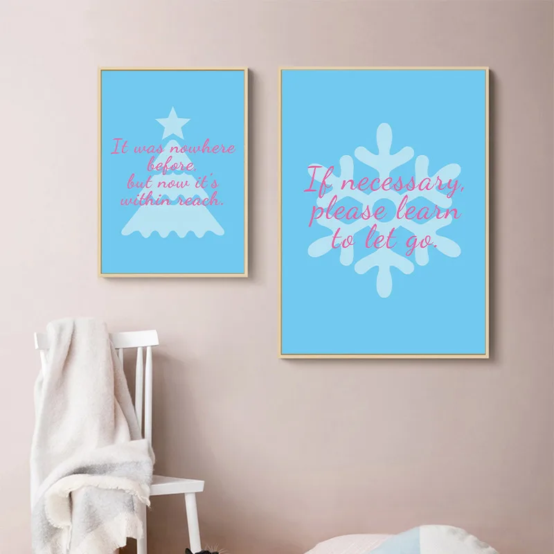 Замороженные вдохновляющие цитаты искусство стен холст плакаты и принты