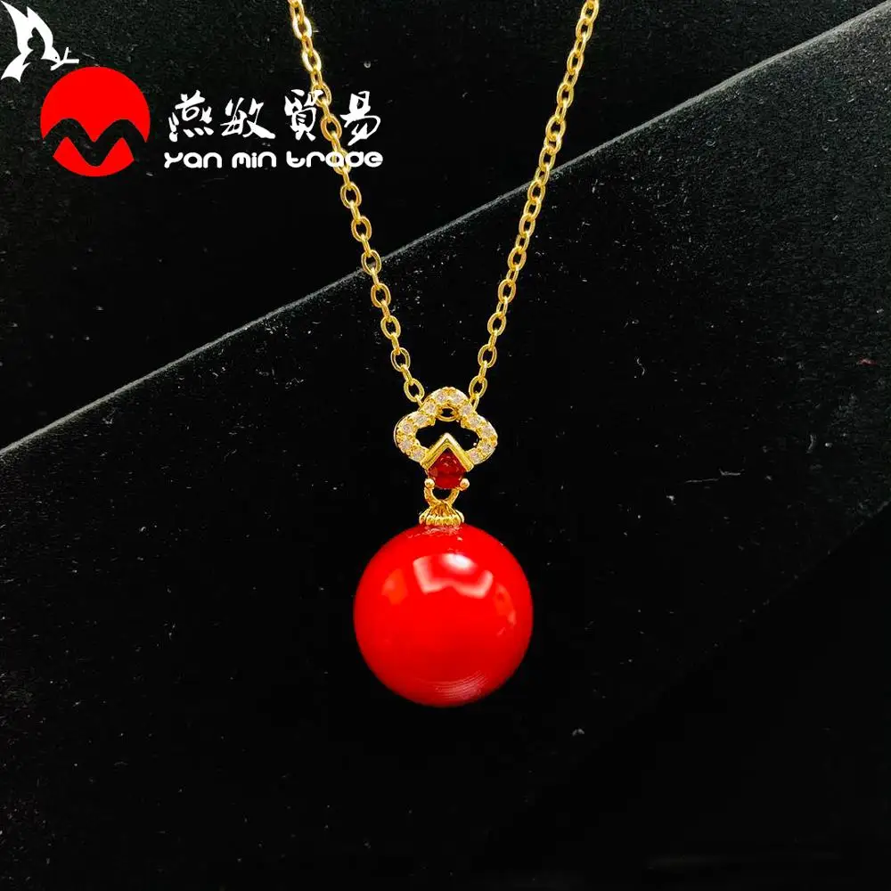 Новое простое круглое длинное ожерелье с подвеской женская бижутерия подвески