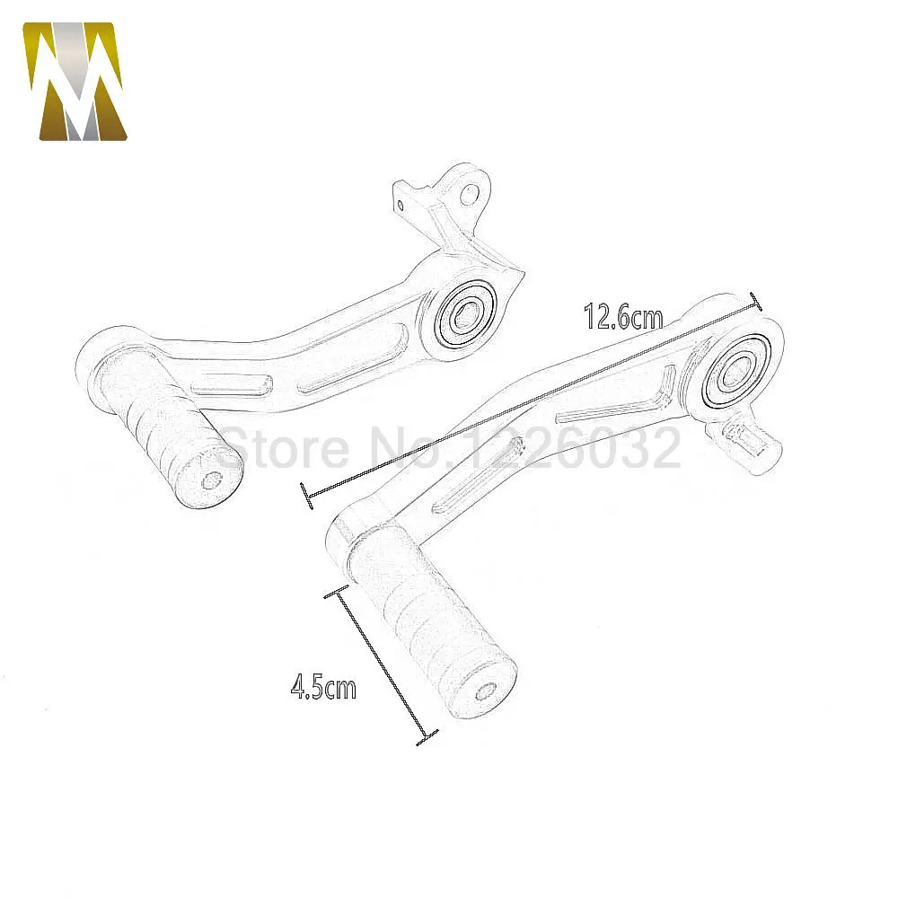 New arrival Motorbike Orange CNC Aluminium Brake Clutch Gear Pedal Lever For KTM DUKE 125 200 390 2013 2014 2015 2016 | Автомобили и