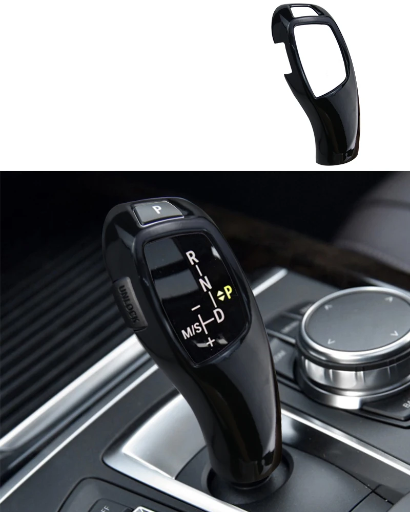 

Тюнинг автомобиля переключатель передач защитная крышка планка Декор интерьерные наклейки для BMW 1 3 5 серии F20 F30 f10 f32 X3 F25 X5 F15 X6 F16