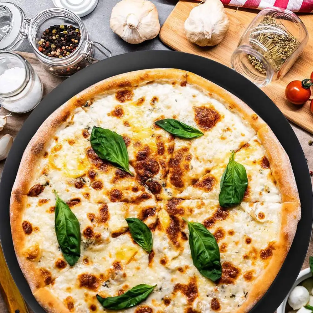 40% хит продаж! Круглая пластина с антипригарным покрытием Для Выпечки Пиццы