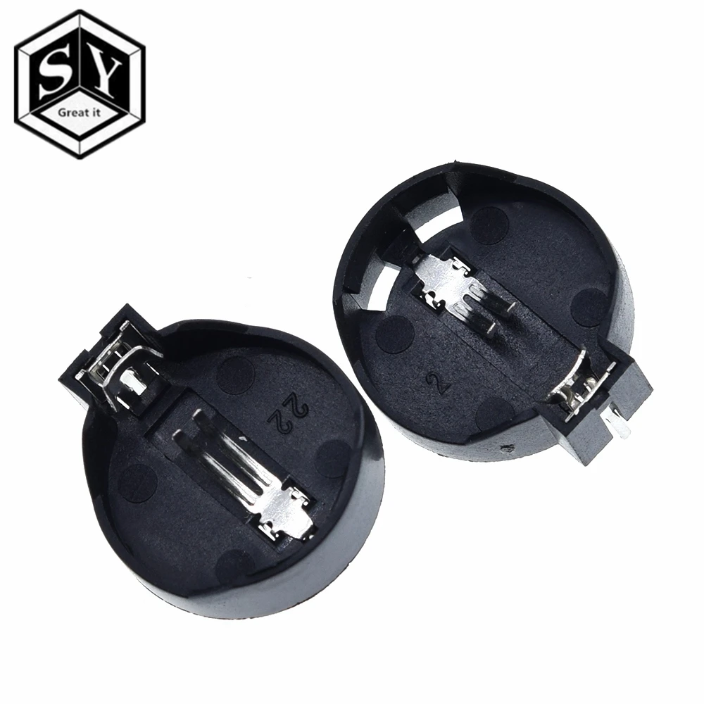 100 шт. большая батарея Кнопка держатель сотового корпус розетки CR2032 cr2032 батареи