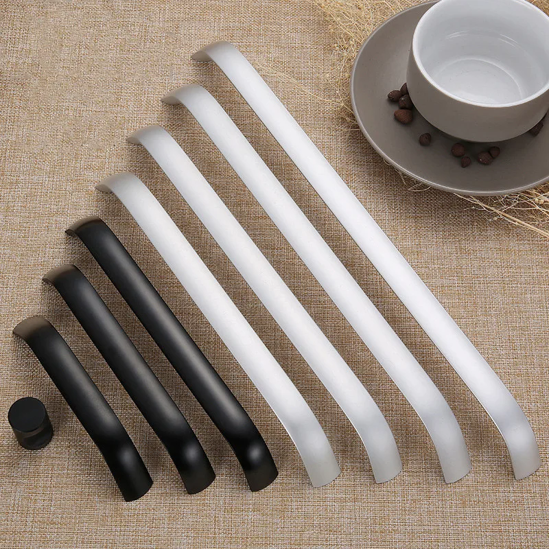 

Aluminium Alloy Black Cabinet Knobs Kitchen Cabinet Handles Drawer Knobs Pulls Black Furniture Handle Cabinet Hardware