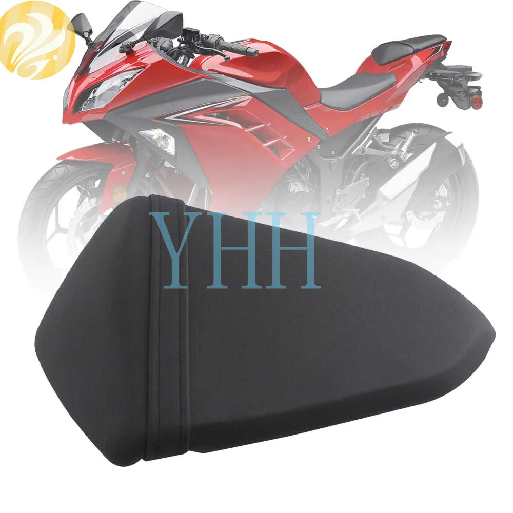 

Black Leather Rear Passenger Seat Pillion For Kawasaki Ninja 300 EX300 2013-2015 Motorcycle Seat Cushions EX-300 2014