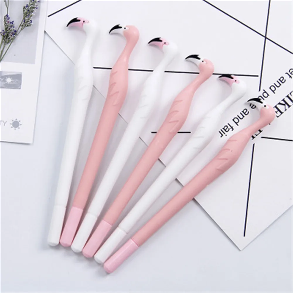 Kawaii мультипликационная гелевая ручка пчела динозавр рыба Фламинго коготь для