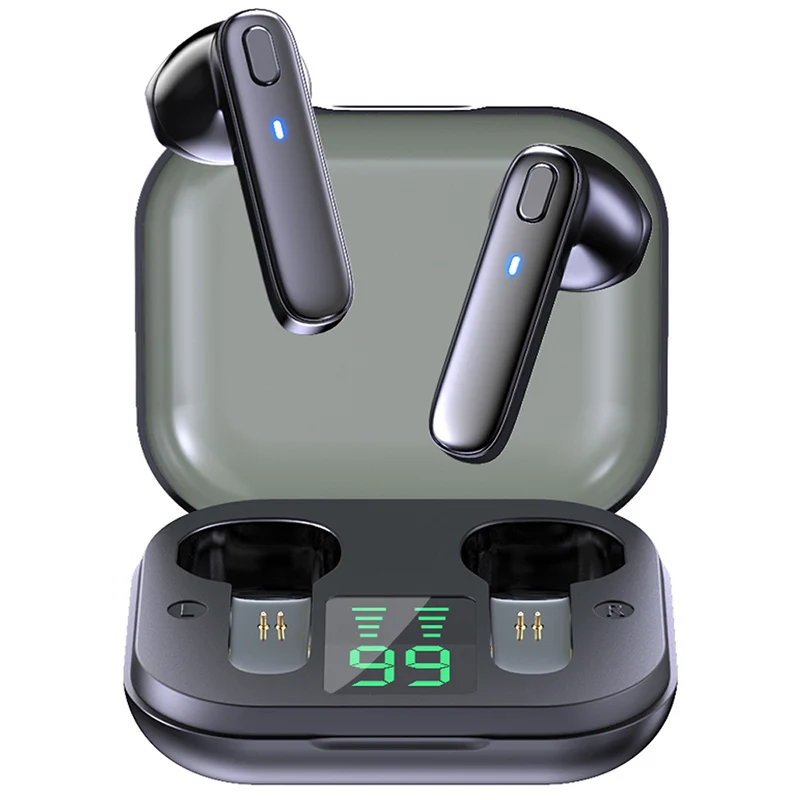R20 Беспроводной Bluetooth гарнитура 5 0 Led Дисплей IPX7 Водонепроницаемый глубокий бас