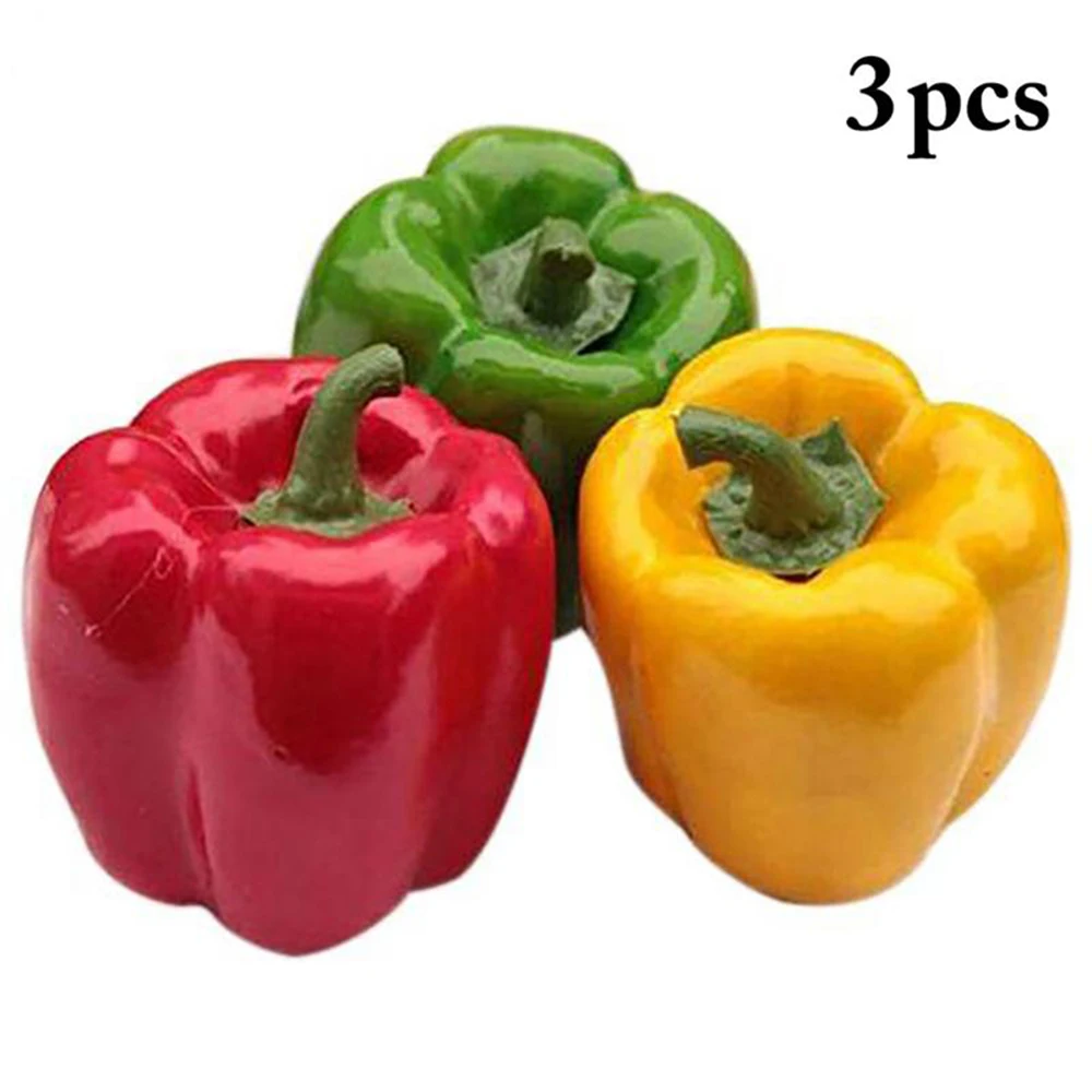 

Realistic Artificial Imitated Chili Peppers Vegetables Decoration Restaurants photography Props For Children Pretend Toy