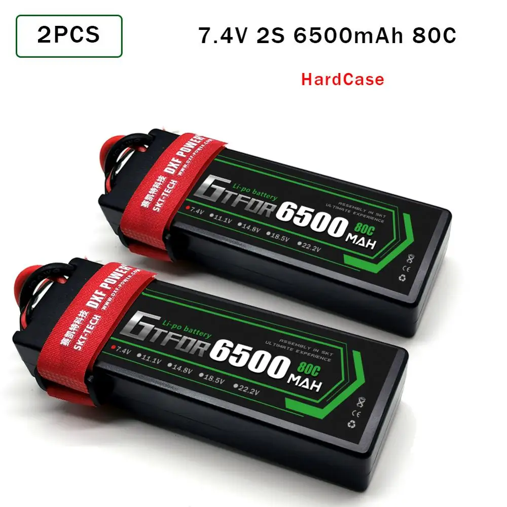 GTFDR 2 шт. батарея lipo 2S 7 4 V 10000mah 60C/7 9300mAh 130C/7 6500mah 80C/7 7000mah 60C для rc автомобиля 1/8 1/5 1/10