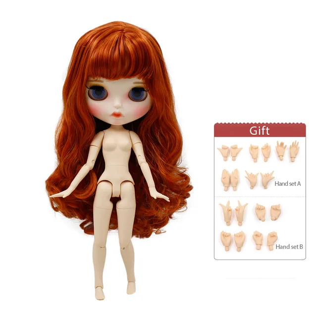 Ледяная фабрика blyth кукла Обнаженная шарнир тело 1/6 BJD 30 см модные куклы игрушки подарок специальная цена на продажу - Цвет: 230BL1207N