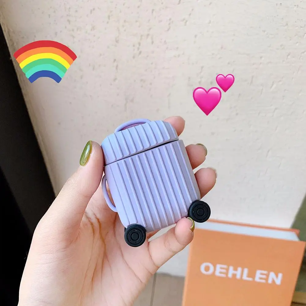 Чемодан Bluetooth-Совместимый Беспроводной наушник чехол для телефона Apple AirPods