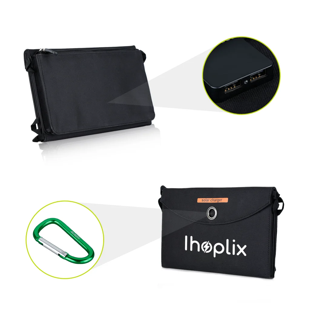 Ihoplix 25 Вт солнечная панель 5 в 2 а портативный комплект солнечное зарядное