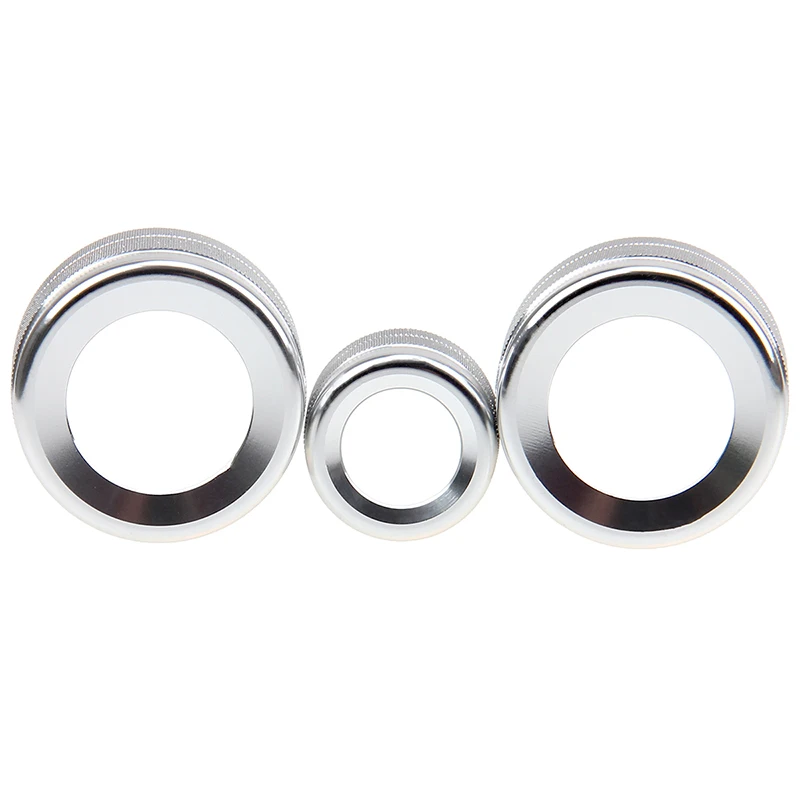 Алюминиевые ручки управления переключателем кондиционера автомобиля 3 шт./лот