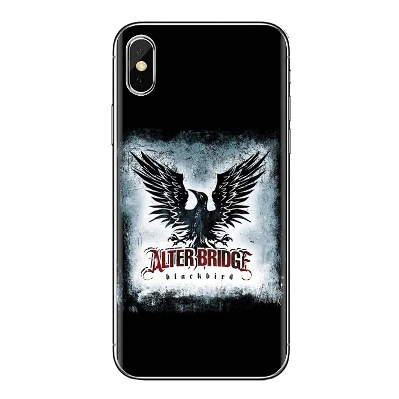 Силиконовые чехлы-накладки футболка с Alter Bridge ворона рок тяжелые логотип для Samsung