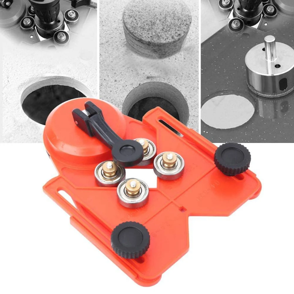 

new Adjustable 4-83mm Diamond Drill Bit Tile Glass Hole Saw Core Bit Guide with Vacuum Base Sucker Tile Glass Openings Locator