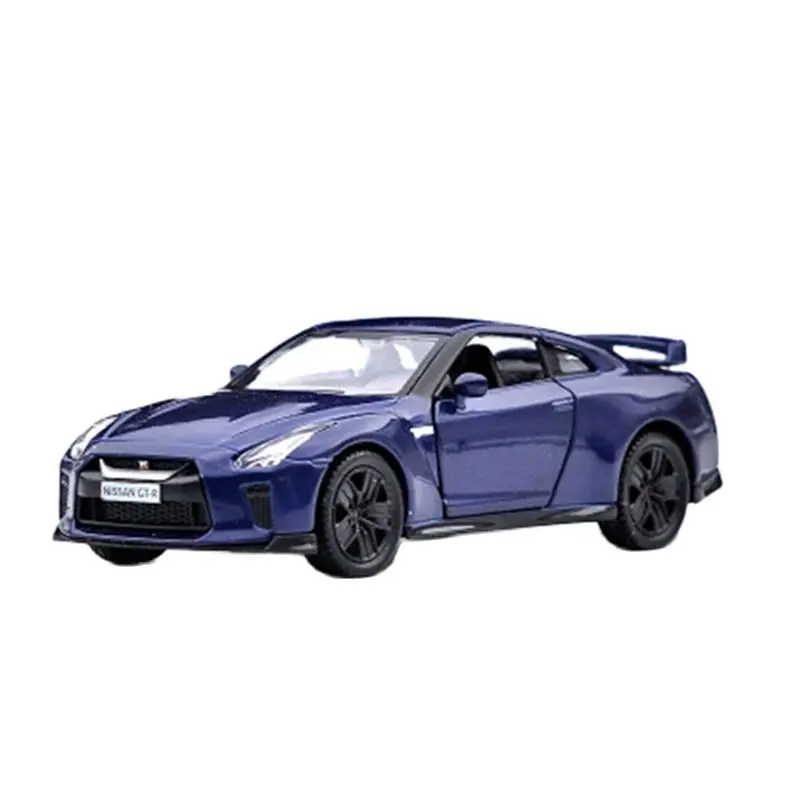 

Коллекционная игрушка Nissan GTR из сплава, коллекционная игрушка для офиса и дома, декоративное сувенирное украшение, 1/36