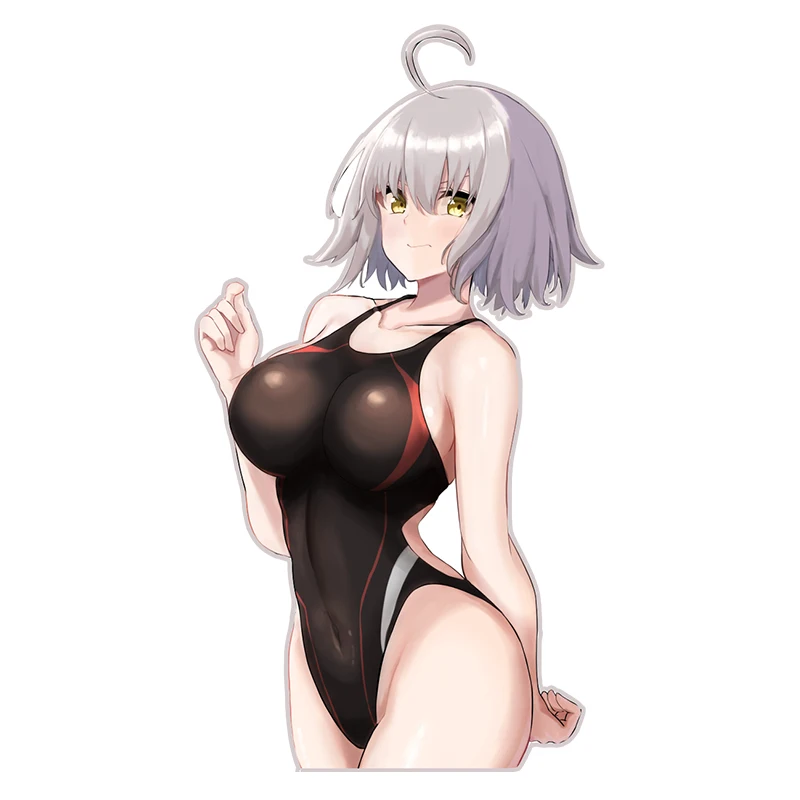 

D246 # Anime Cartoon Cute Girl Self-adhesive Car Sticker Vinyl Decal Waterproof for Motorcycle Bumper Laptop Car Window Door