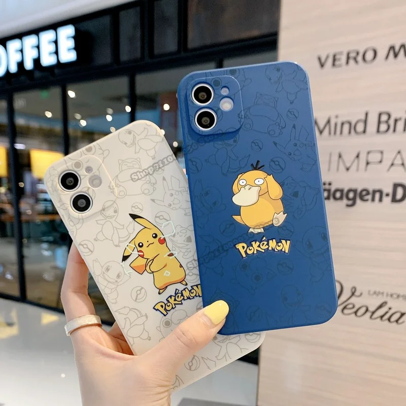 

2021 new Pokemon Pikachu Phone Cases for Huawei MATE40 30 P40PRO IPhone 11 Pro Max 12 Pro Max Cartoon Shells Gifts
