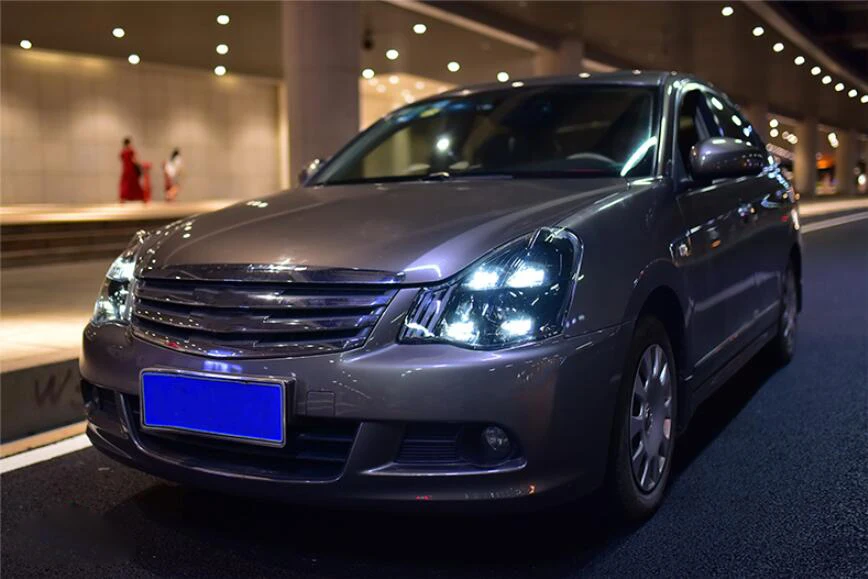2006~ 2019y автомобиль bupmer головной свет для Nissan Sylphy фары sentra Bluebird автомобильные аксессуары все в светодиодный противотуманный фонарь для Sylphy фары