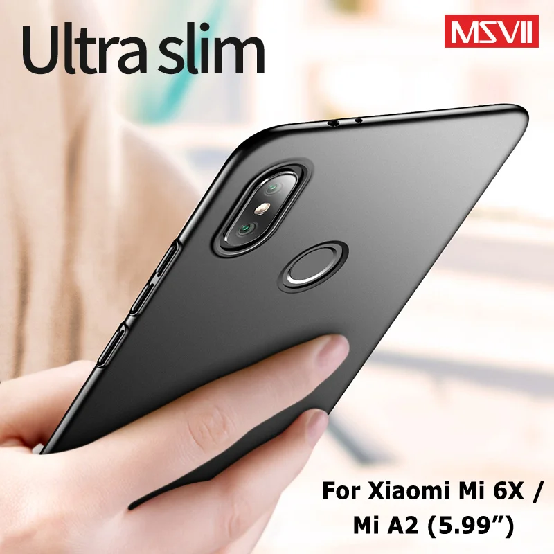 Чехол Msvii для Xiaomi Mi 6X 5X чехол A2 A1 MiA2 Xiomi тонкий из поликарбоната MiA1 Mi6X Mi5X | Мобильные