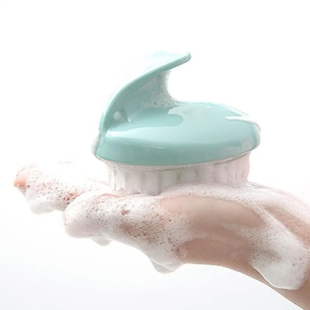

70% Hot Sale Soft Silicone Shampoo Massage Brush Scalp Treatment Comb Detachable Bath Supply