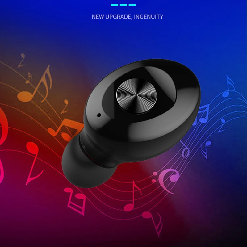 XG12 Single Wireless Bluetooth 5.0 Earphone Stereo HIFI Sound Sport Earphones Handsfree In Ear Gaming Headset With Mic | Электроника