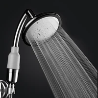 15cm large panel detachable shower head filter healthy water spray pressurization round handheld showerhead