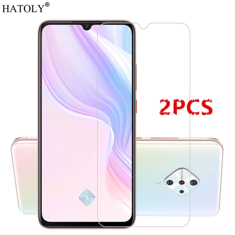 2 шт. закаленное стекло для Vivo Y9S защитная пленка 9H экрана телефона Y9S|Защитные